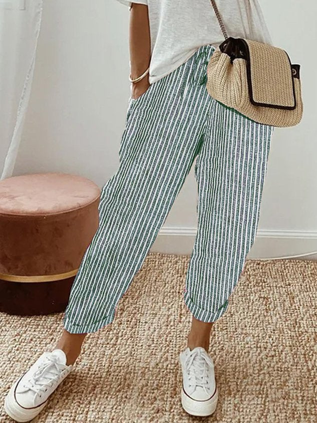 Elegante Bequeme Fließende Hose