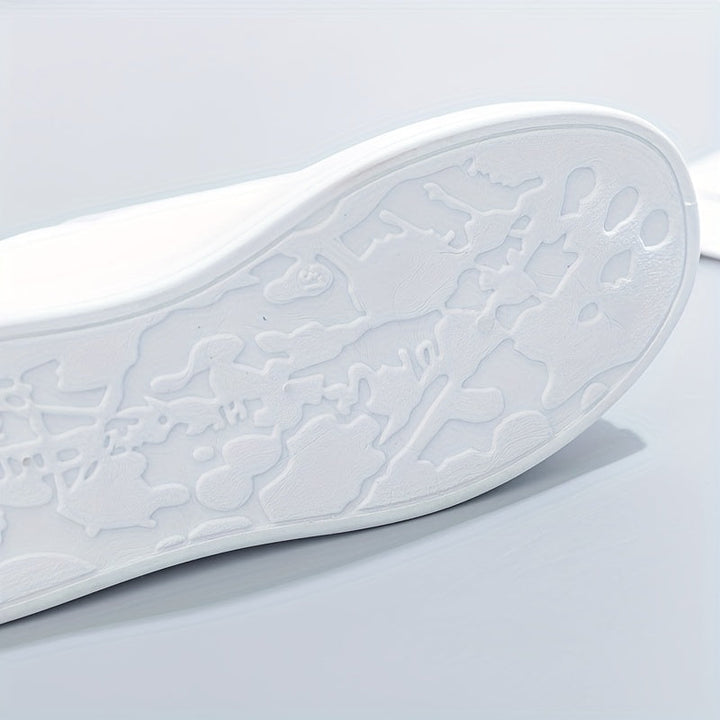 Chic weiße Sneakers mit leichtem Komfort