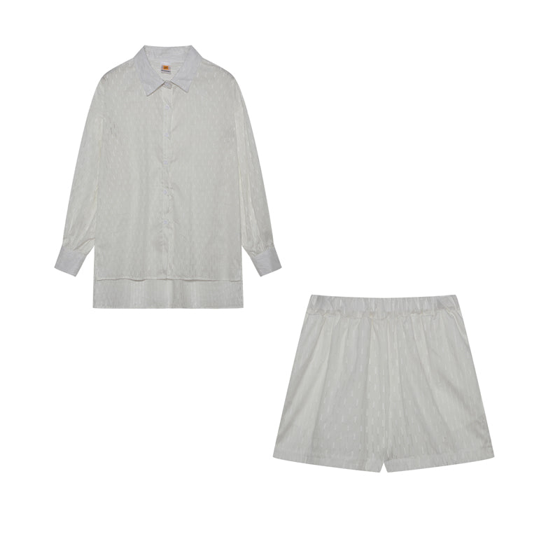 Elizabeth - Leichtes Hemd- und Shorts-Set