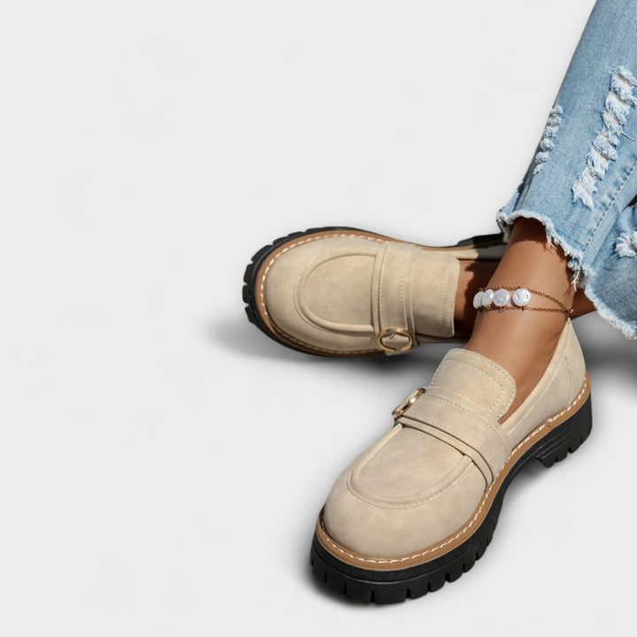 Lora™ | Runde Casual Mokassins