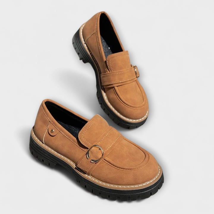 Lora™ | Runde Casual Mokassins