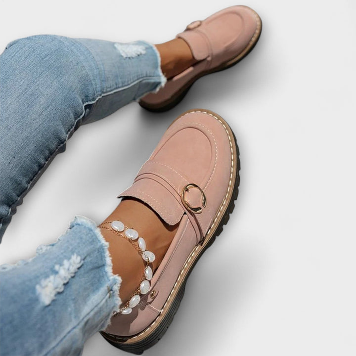Lora™ | Runde Casual Mokassins