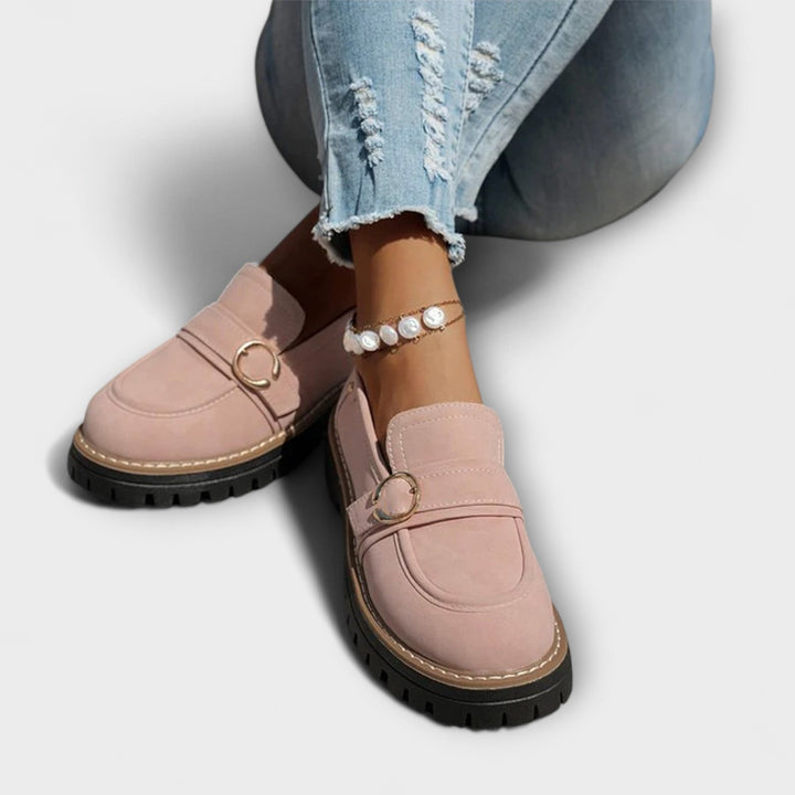 Lora™ | Runde Casual Mokassins