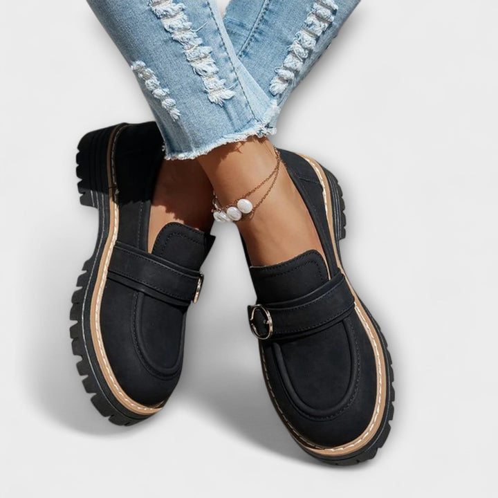 Lora™ | Runde Casual Mokassins