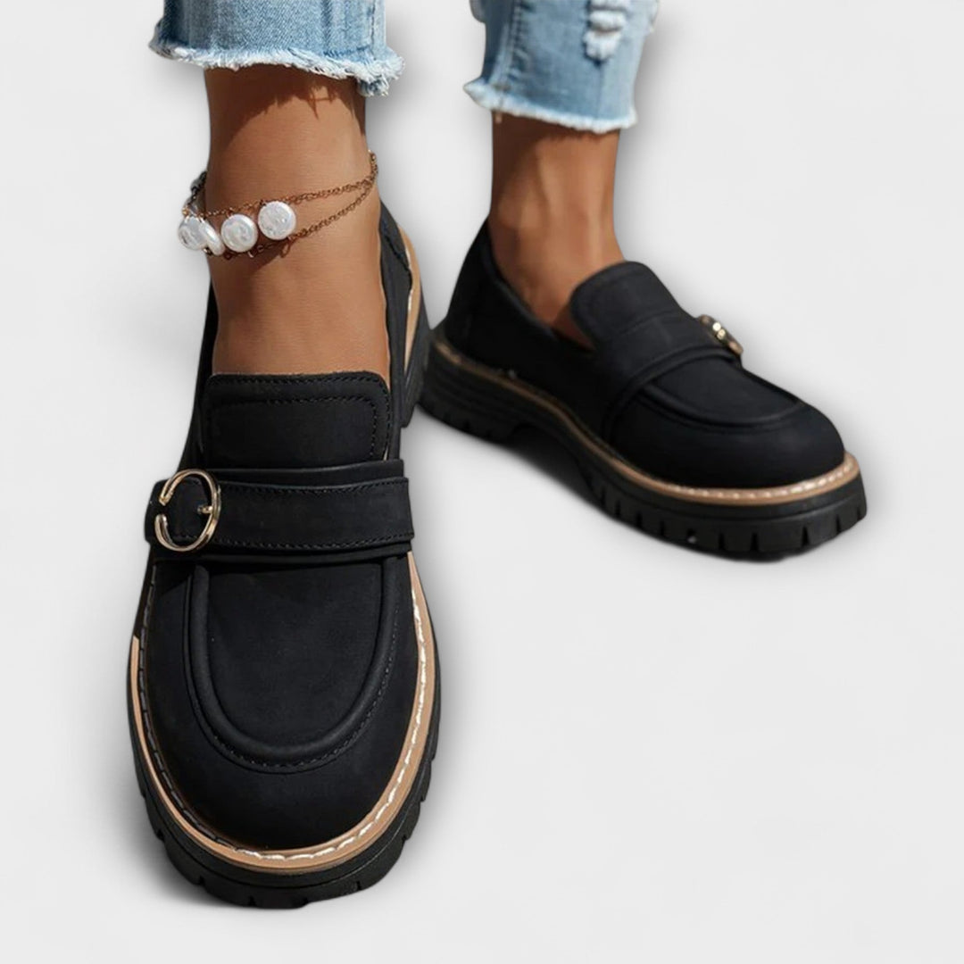 Lora™ | Runde Casual Mokassins