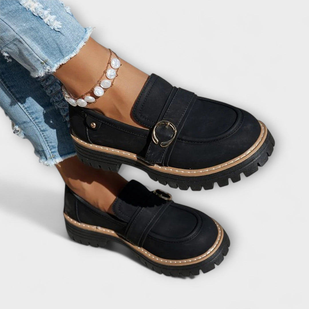 Lora™ | Runde Casual Mokassins