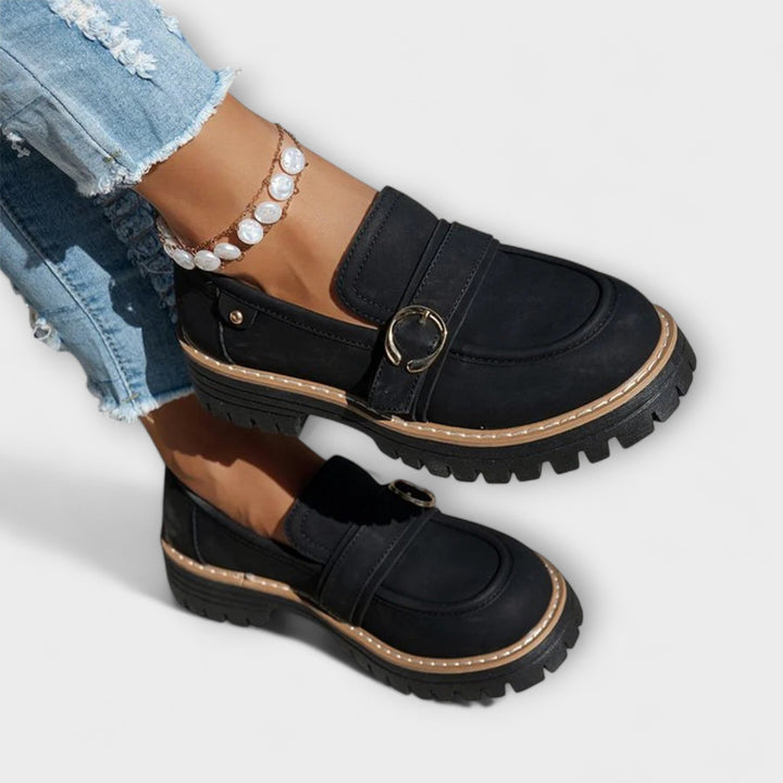 Lora™ | Runde Casual Mokassins