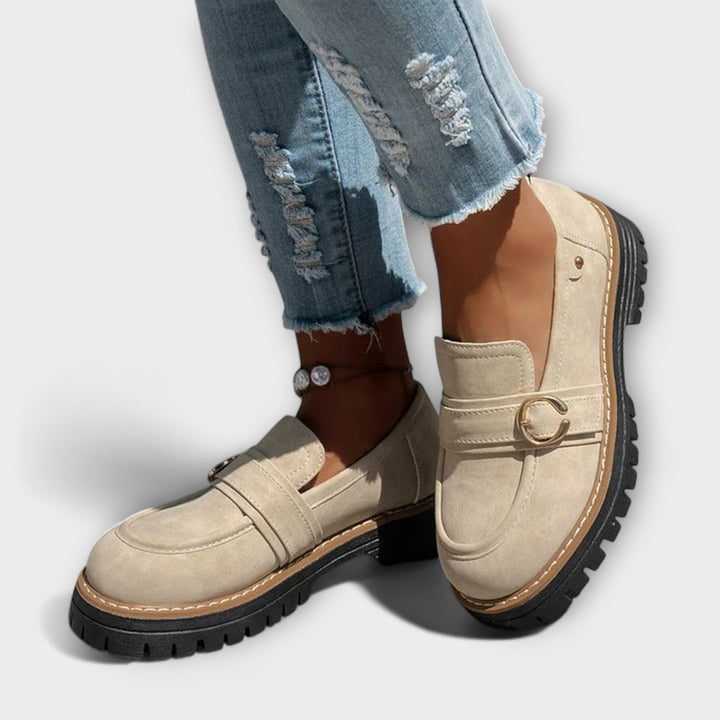 Lora™ | Runde Casual Mokassins