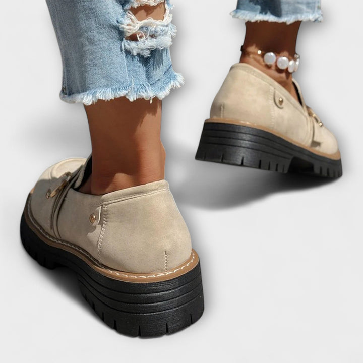 Lora™ | Runde Casual Mokassins