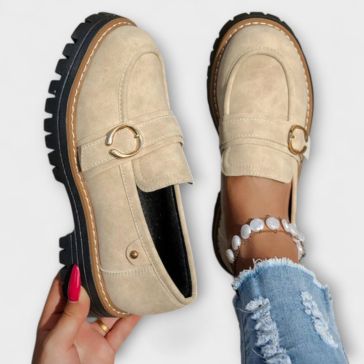Lora™ | Runde Casual Mokassins