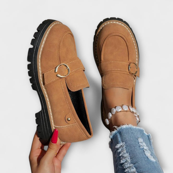 Lora™ | Runde Casual Mokassins