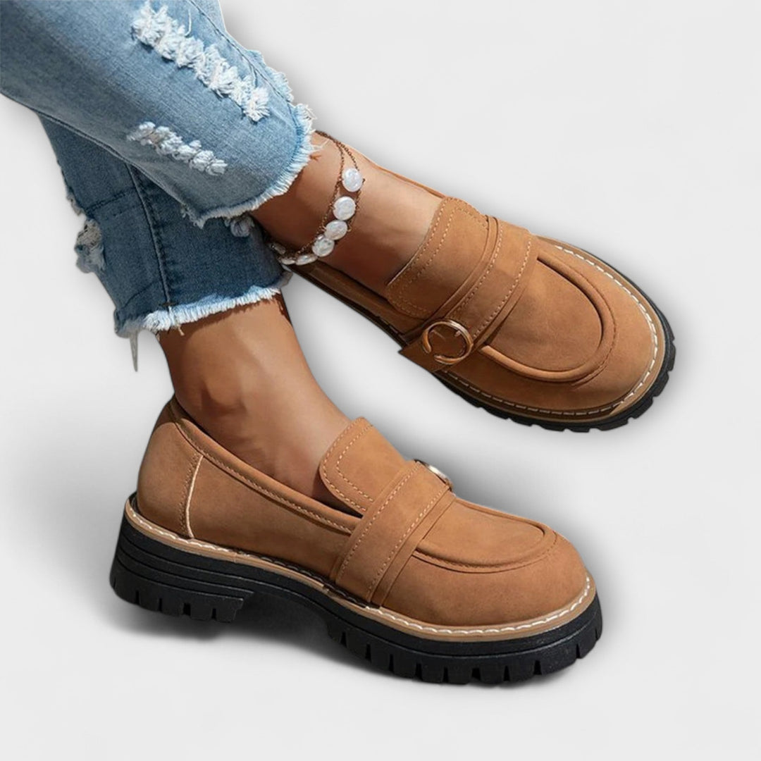 Lora™ | Runde Casual Mokassins
