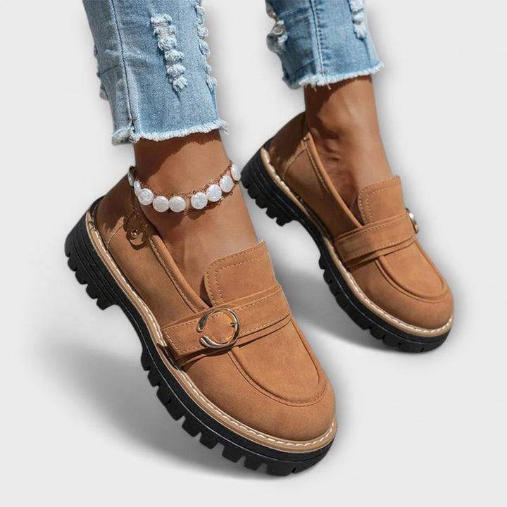 Lora™ | Runde Casual Mokassins