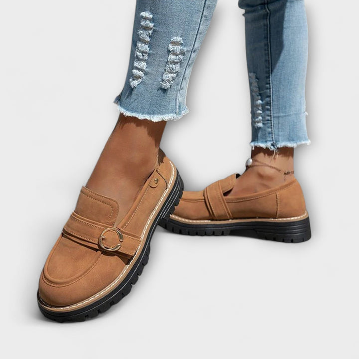 Lora™ | Runde Casual Mokassins