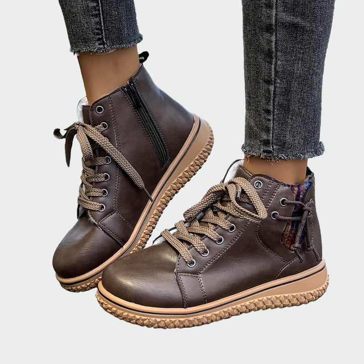 Orthopädische Leder-Stiefeletten für den Knöchel