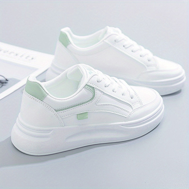 Chic weiße Sneakers mit leichtem Komfort
