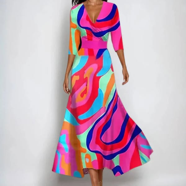 Emily | Elegantes Blumen-Kleid