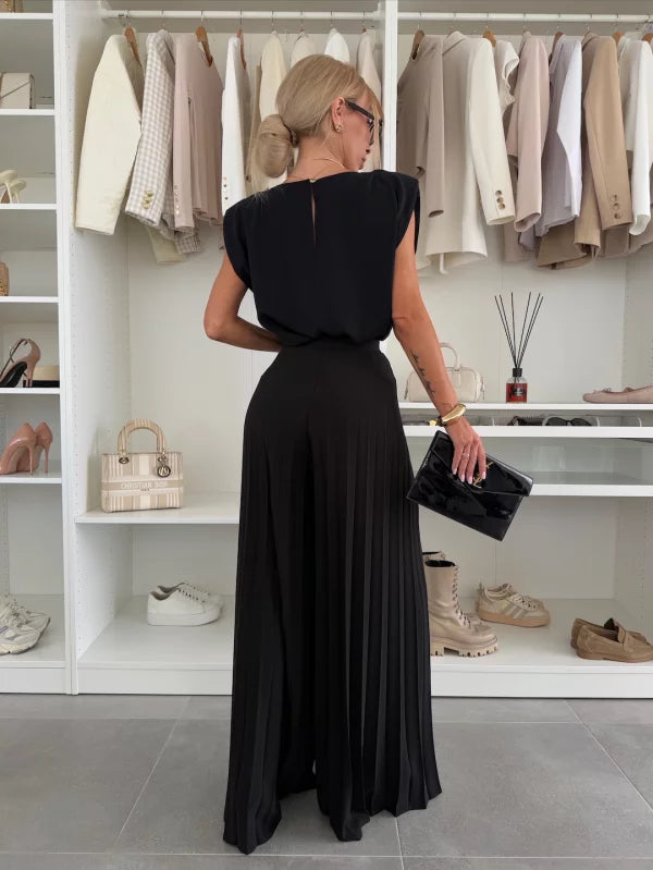 Marian - Elegantes Plissé-Ensemble